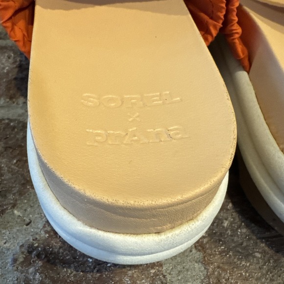 SOREL Roaming Two Strap Slide Sandal Limited Edition x prAna Orange sz 10.5M #22 - Picture 11 of 16